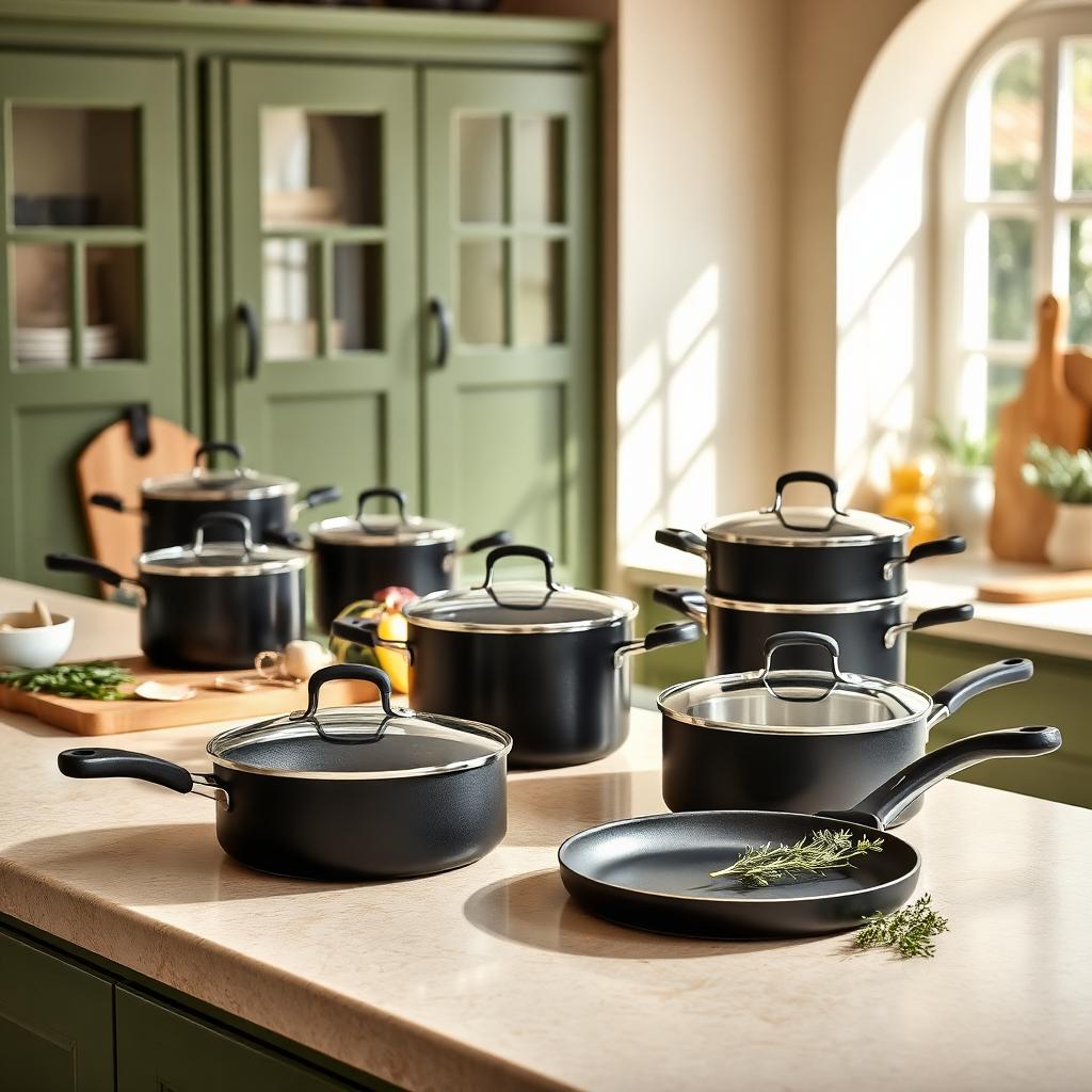 Conjunto organizado em ambiente de cozinha